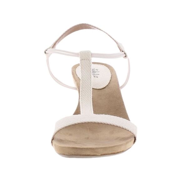 STYLE & COMPANY Womens Beige Mulan Toe Wedge Slip On Slingback Sandal 10.5 M - Picture 3 of 3